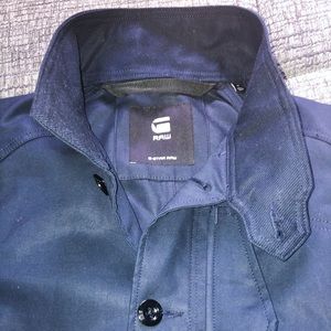 G-star RAW Navy blue Trench coat